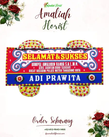 Papan Bunga Ucapan Selamat Guwosobokerto
